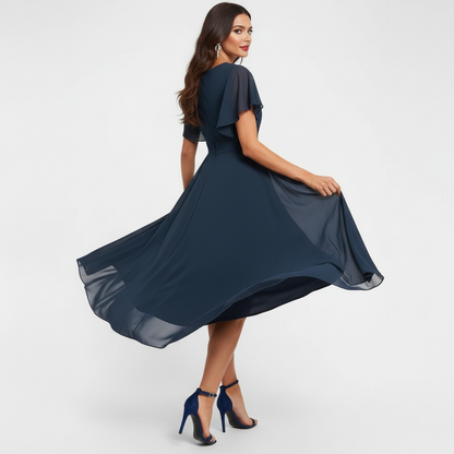 Robe Maxi Fluide à Décolleté en V Clarissa™
