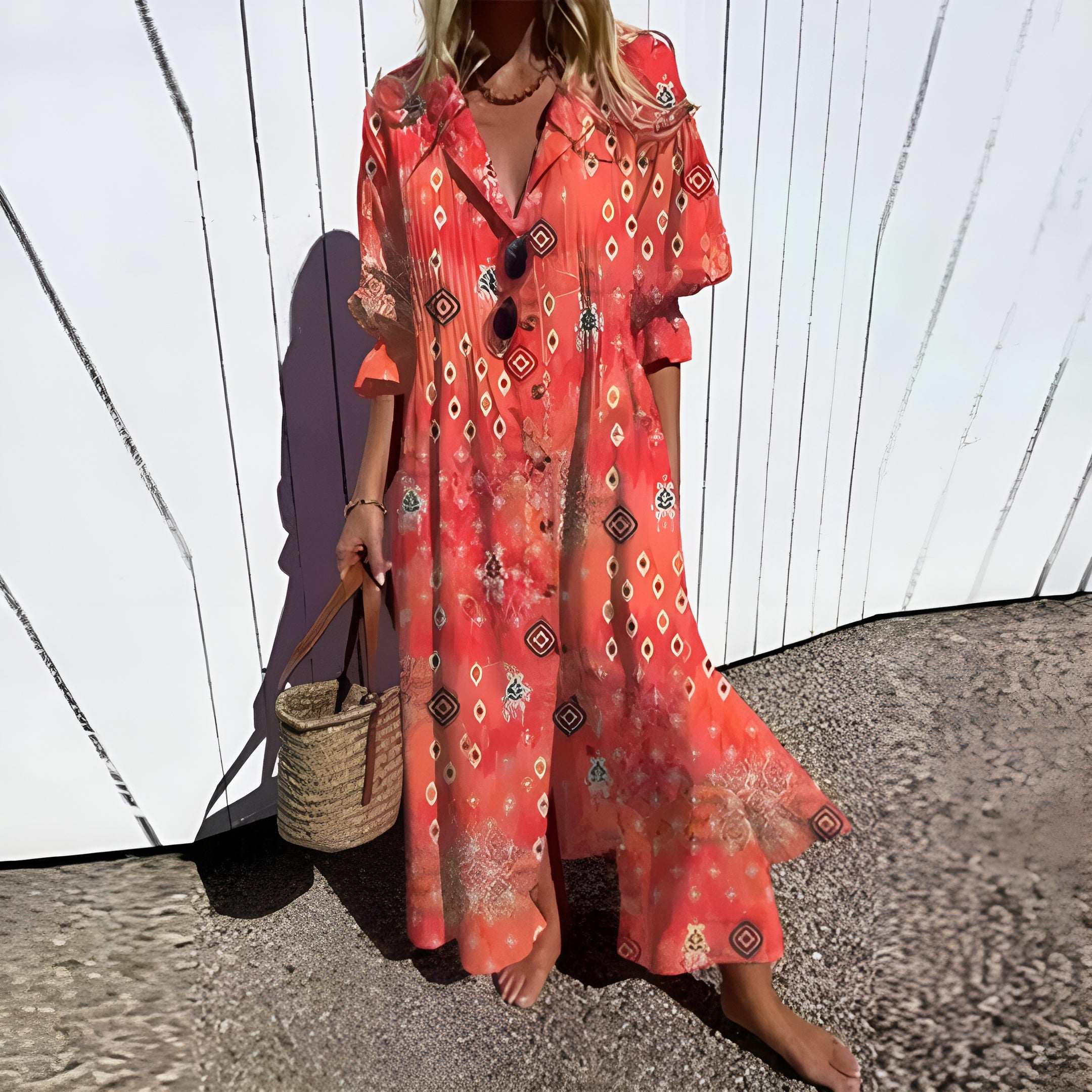 Leona | Flowy Bohemian Dress
