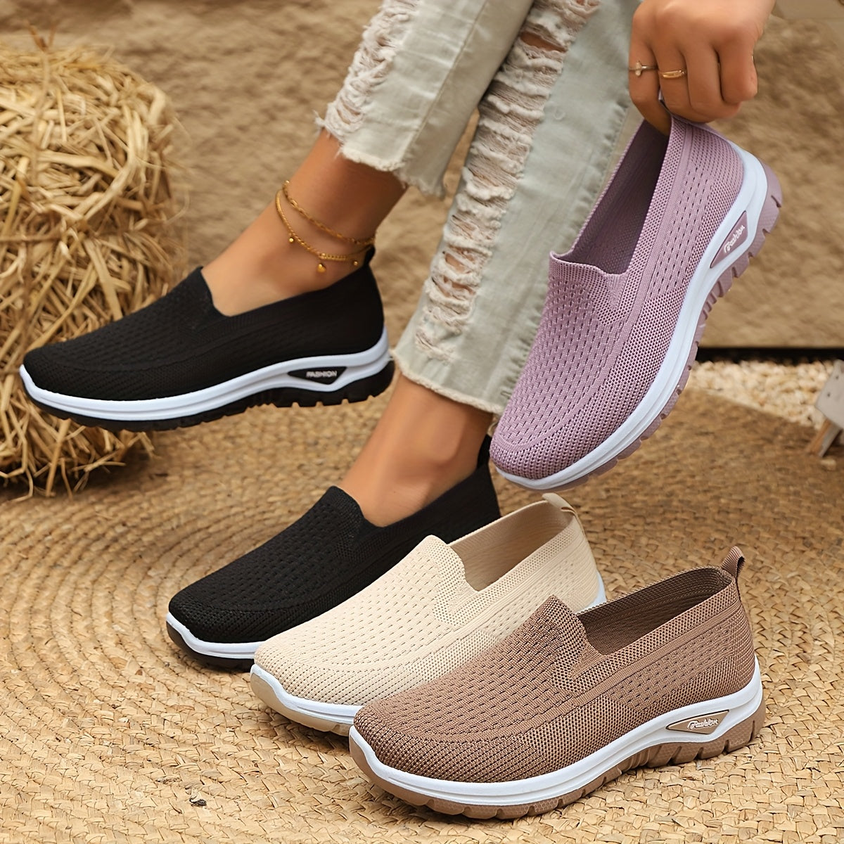 Glamora™ | Soft Mesh Breathable Sneakers