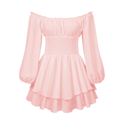 CYNRHIA™ – Elegant Long Sleeve Off-Shoulder Romper