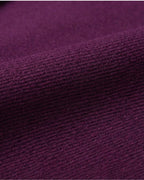 Olga | Wełniany płaszcz z kratkowanym kołnierzem