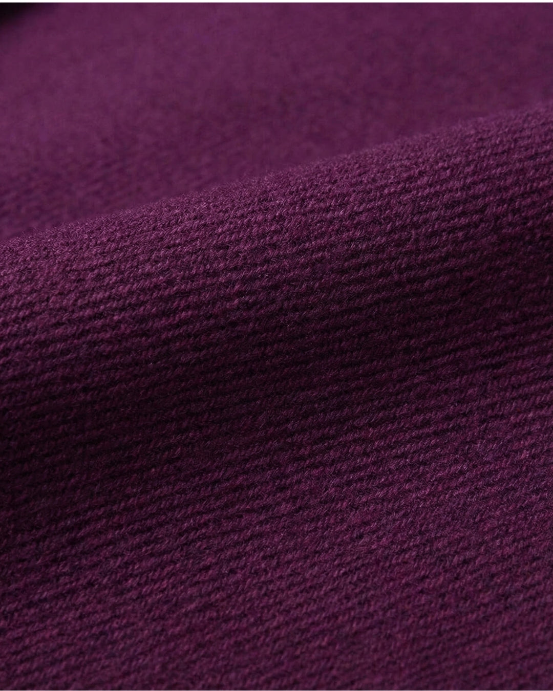 Olga | Wełniany płaszcz z kratkowanym kołnierzem