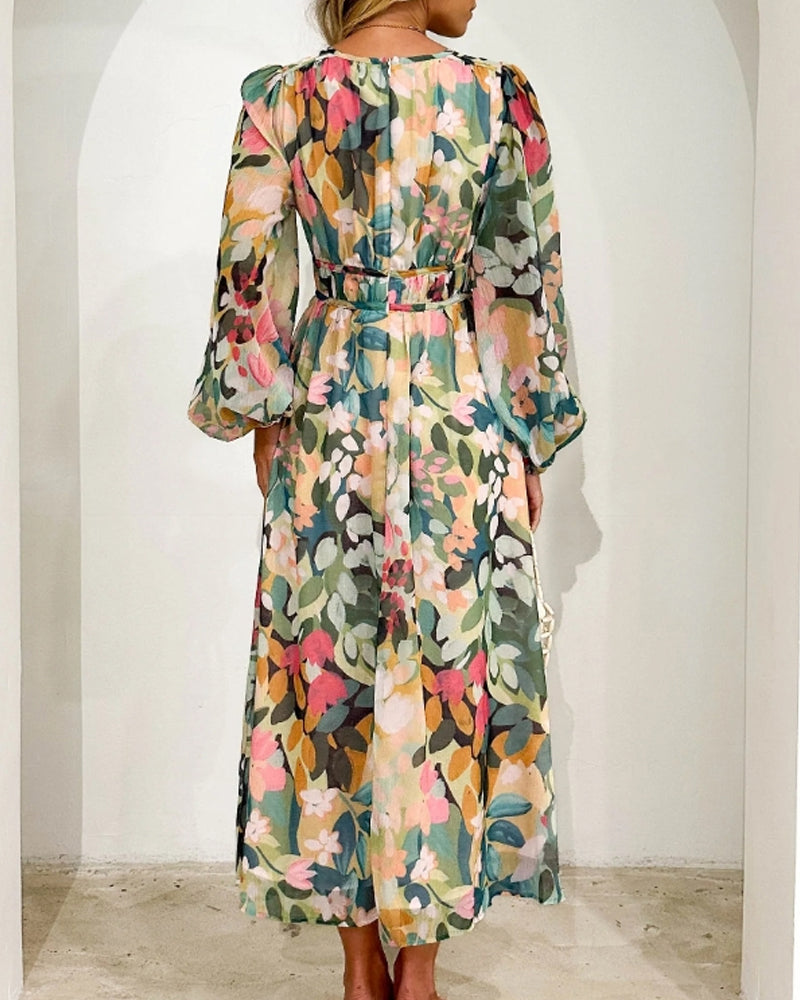 Celine | Robe Florale Féminine