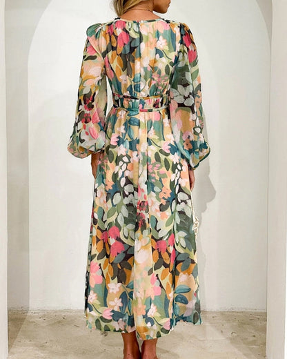 Celine | Robe Florale Féminine