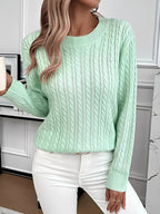 Evelyn | Cable Knit Sweater