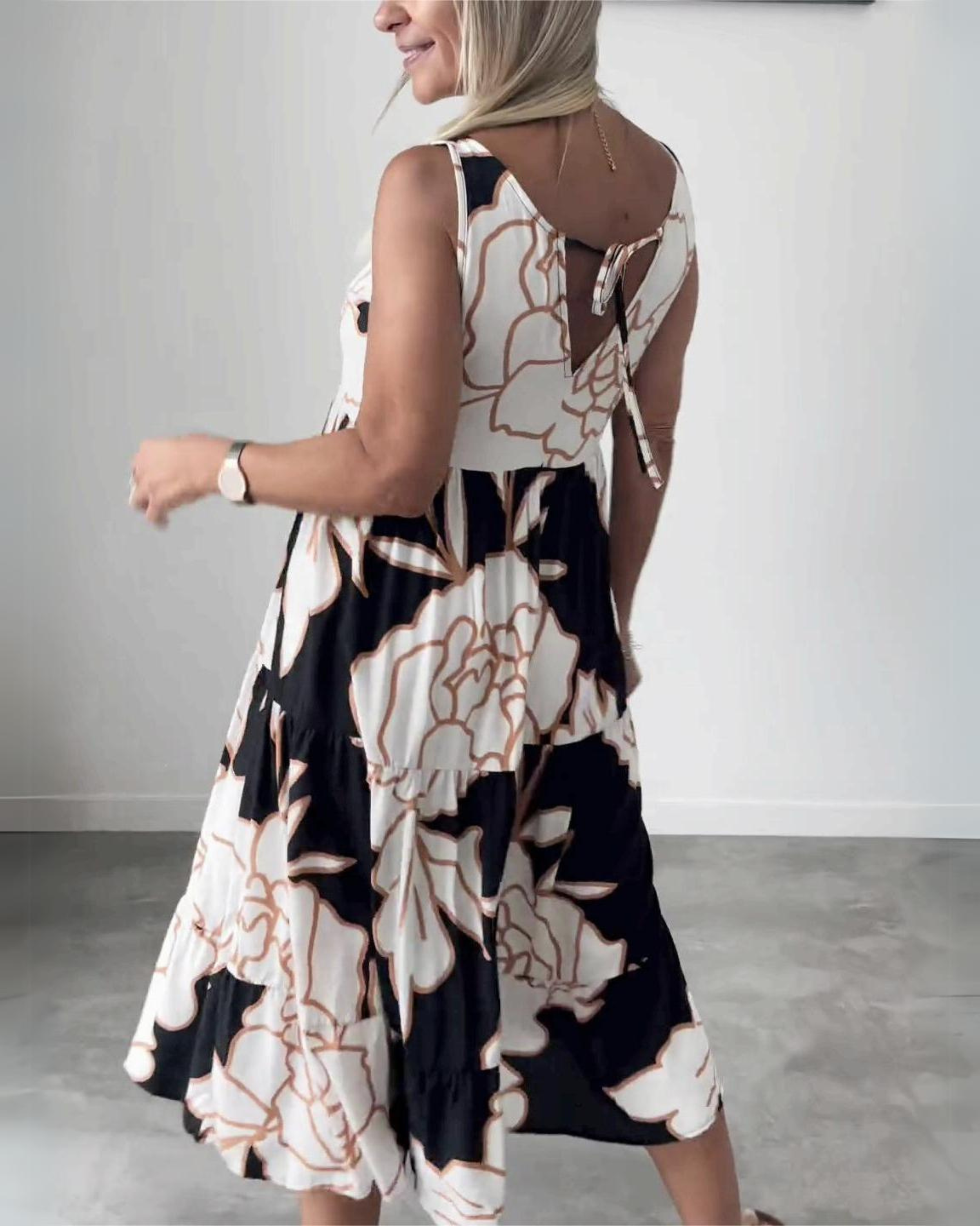 Celine | Vestido bohemio con flores