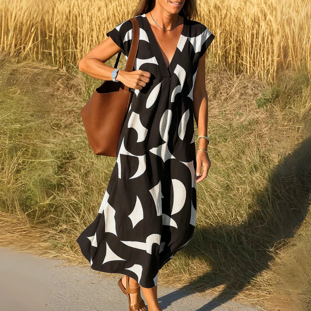 Tatiana™ | Robe Maxi Détail Découpé