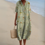 Joandra | Vestido veraniego floral vibrante