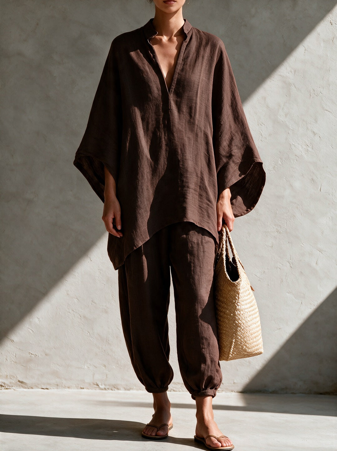 Sorelle™ Vネック ワイドセットアップ
