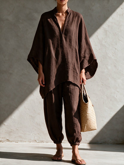 Sorelle™ Vネック ワイドセットアップ