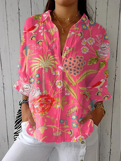 Léa | Blouse de Jardin Printanier