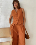 Grace | Effortless Two-Piece Vest & Pants Set