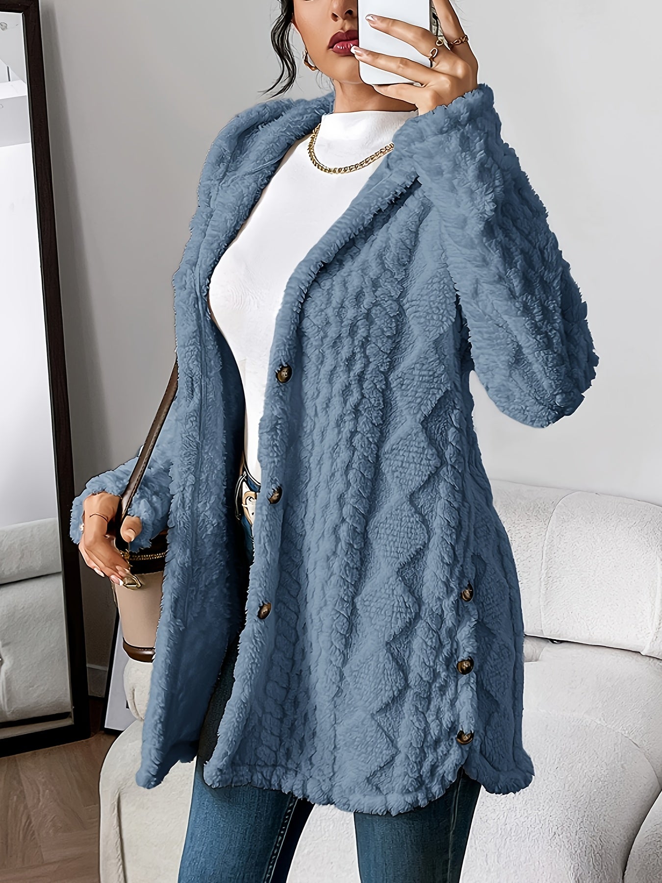 Florayne™ | Elegant Hooded Cardigan