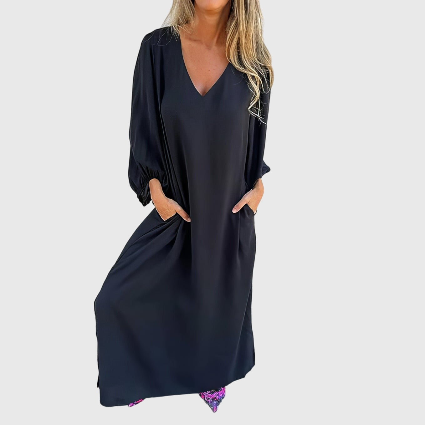 Carol™ - Robe Longue Boho Chic avec Poches