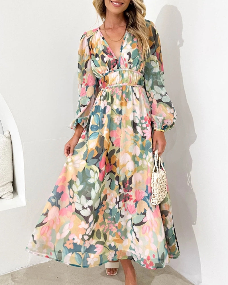 Celine | Robe Florale Féminine