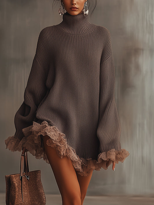 Valerie | Ruffle Knit Dress