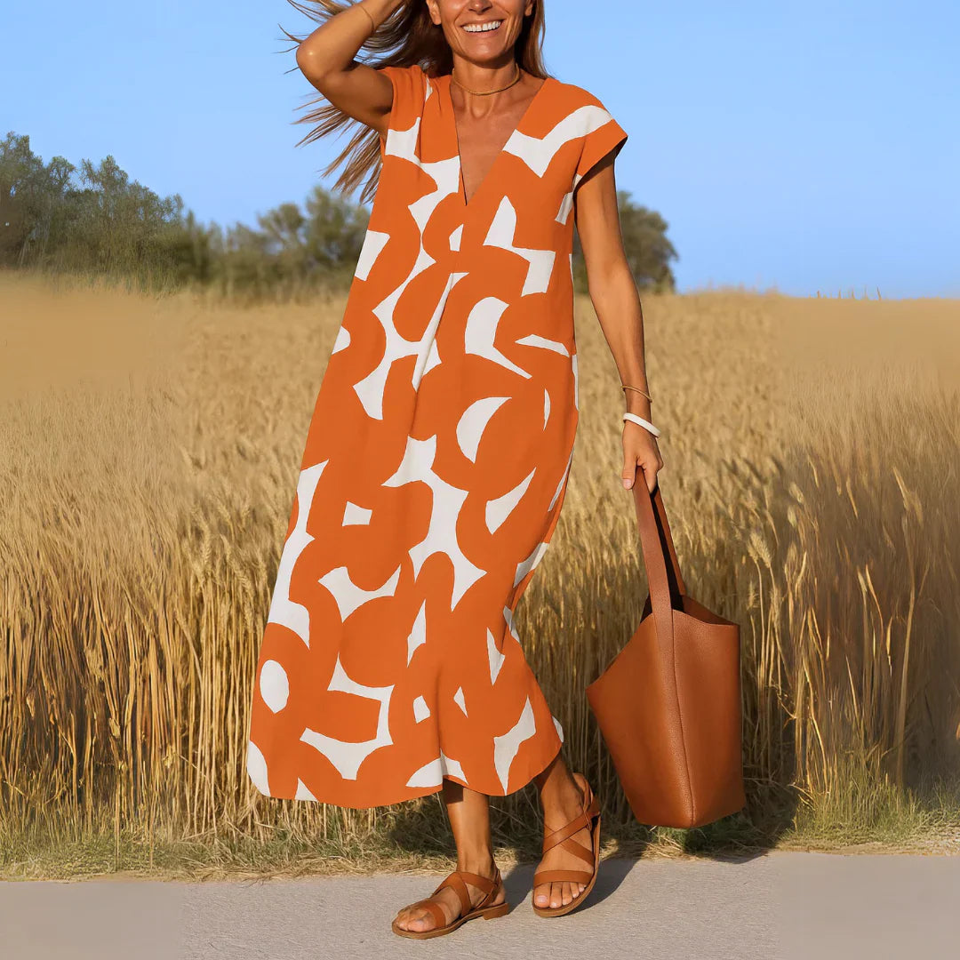 Tatiana™ | Robe Maxi Détail Découpé
