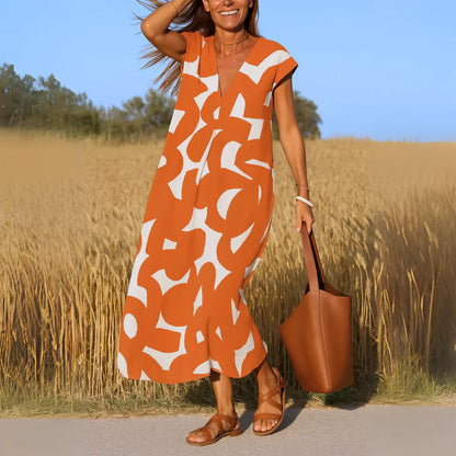 Tatiana™ | Robe Maxi Détail Découpé