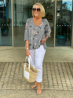 Isadora | Blusa Floral Ligera y Favorecedora