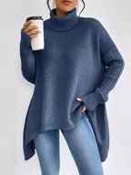 Elowen | Oversized Knit Turtleneck Sweater