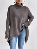Elowen | Oversized Knit Turtleneck Sweater