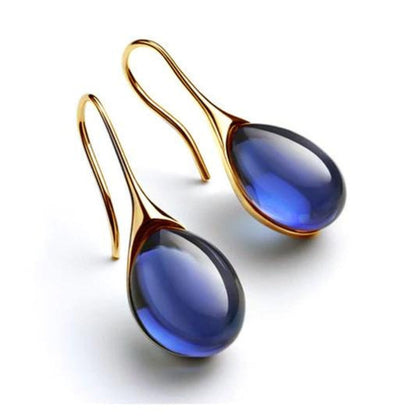 ROMY™ - Crystal Drop Earrings in Gold and Silver