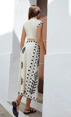 Bluma | Conjunto de blusa y falda con estampado floral