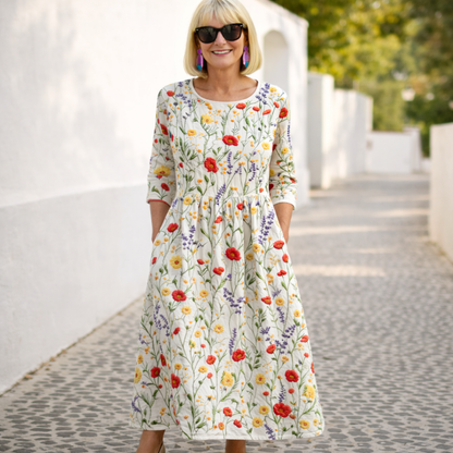 Nelly | Robe Maxi - Motif Floral
