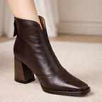 Camille | Stylowe Botki Damskie Na Stabilnym Obcasie