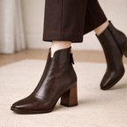 Camille | Stylowe Botki Damskie Na Stabilnym Obcasie