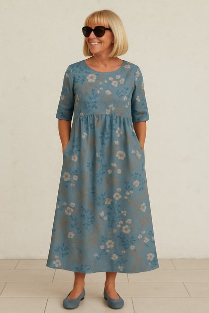Sophei™ | Effortless Comfort Midi Dress