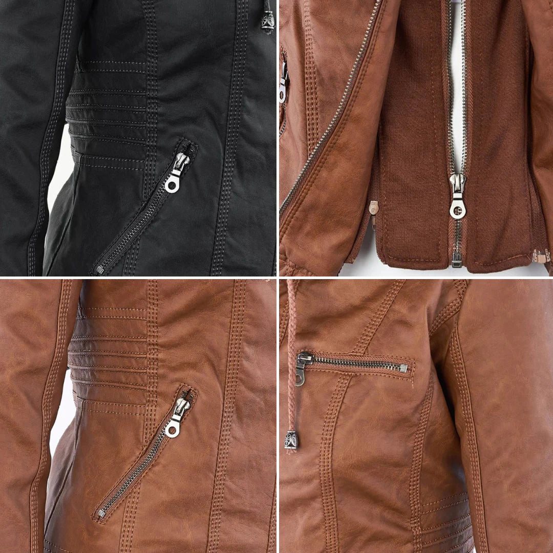 LillyVibe™ | Luxe Leather Jacket