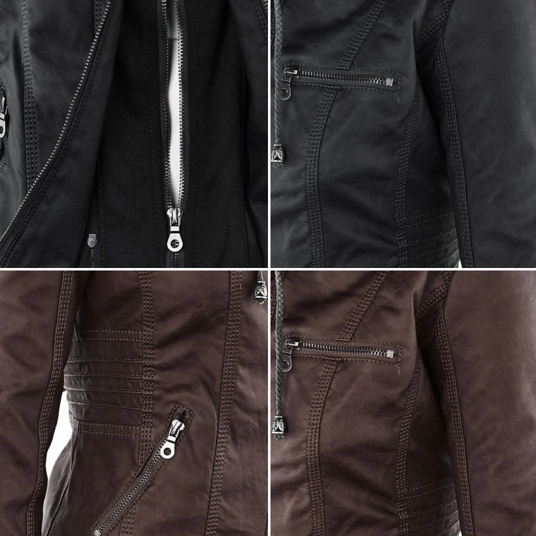 LillyVibe™ | Luxe Leather Jacket