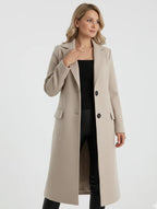 Marlena™ | Elegancki długi płaszcz