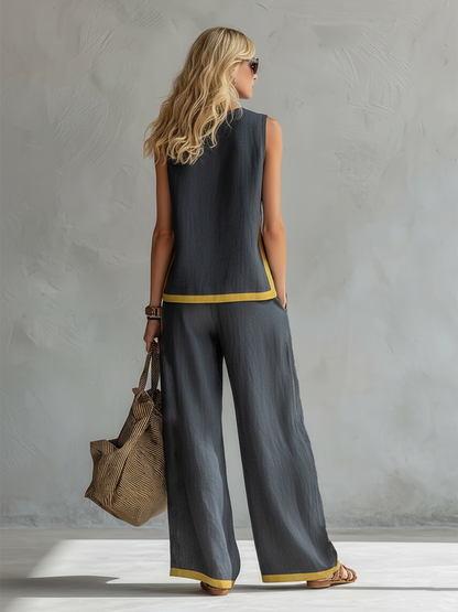 Leila™ | Ensemble Élégant en Deux Pièces