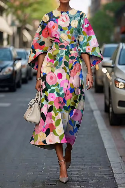 Yvette | Robe florale élégante