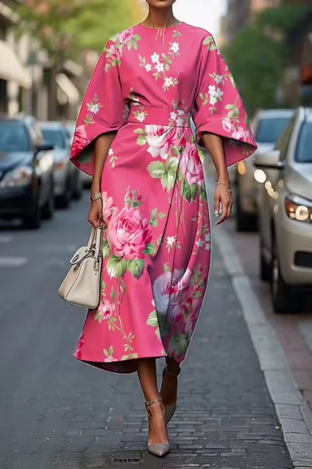 Yvette | Robe florale élégante
