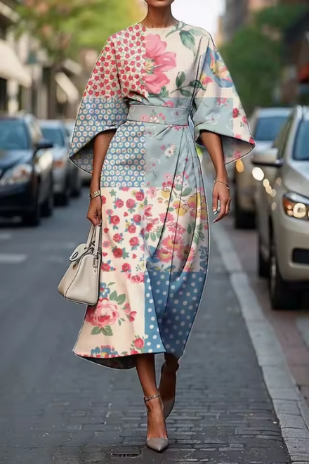 Yvette | Robe florale élégante
