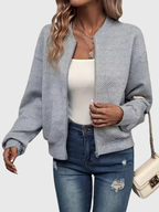 Laurie | Textured Zip Jacket