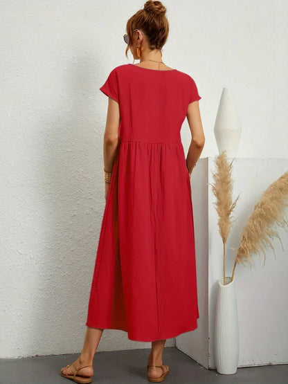 Ursina™ | Robe Midi Fluide