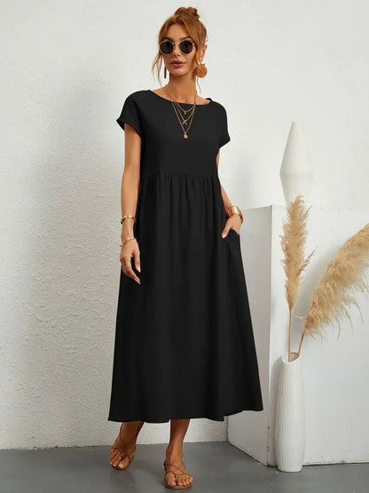 Ursina™ | Robe Midi Fluide
