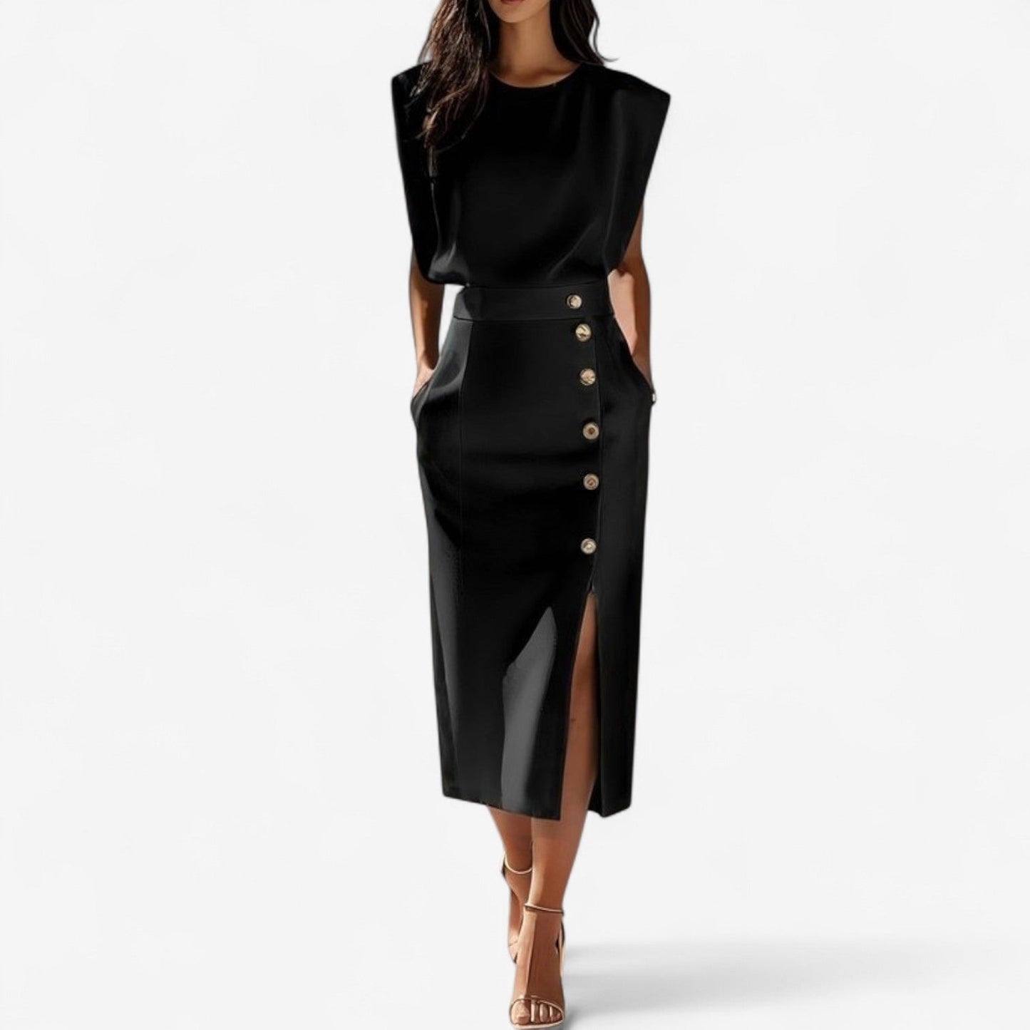 Stéphanie™ Tuta structurée chic