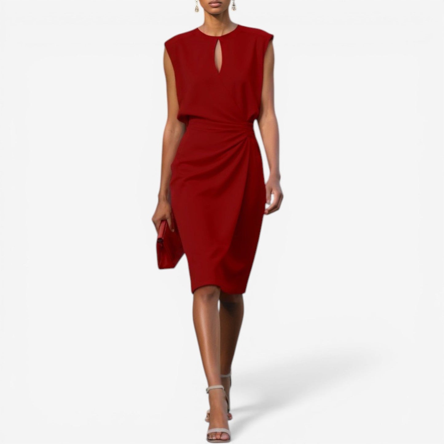 Letizia™ Élégante robe midi