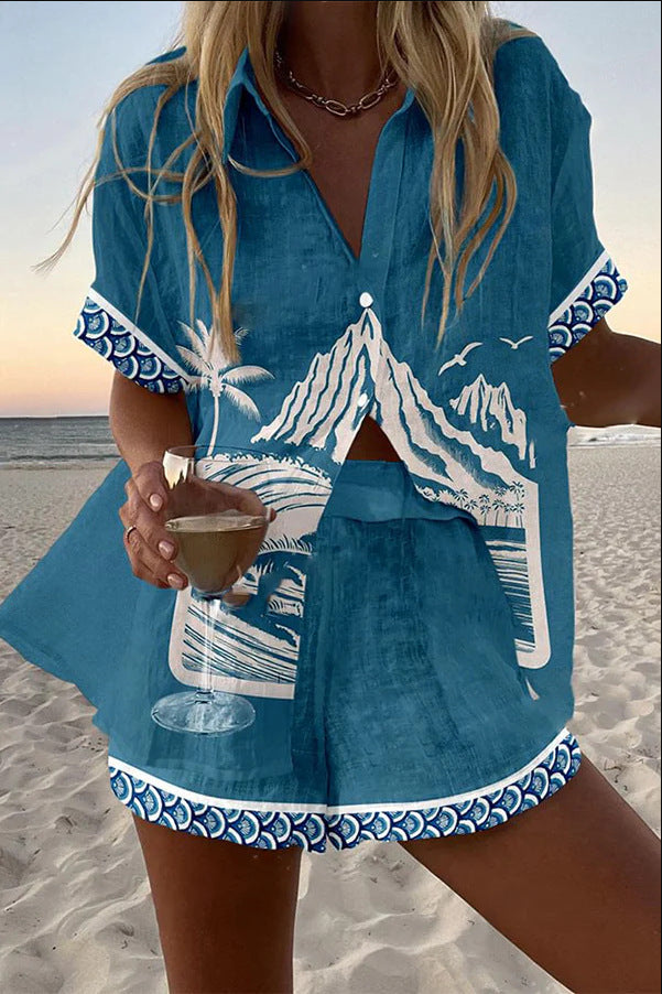 Emiko™ | Mountain Breeze Linen Duo