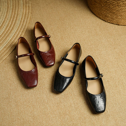 Islenne™ バックルストラップ フラットシューズ