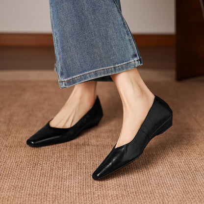 Milvane™ スクエアトゥ フラットシューズ