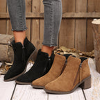 Alicia | Botki z zamszu