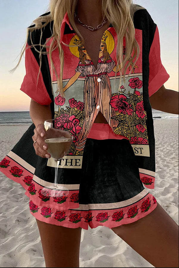 Lillian™ | Gentle Blush Linen Set