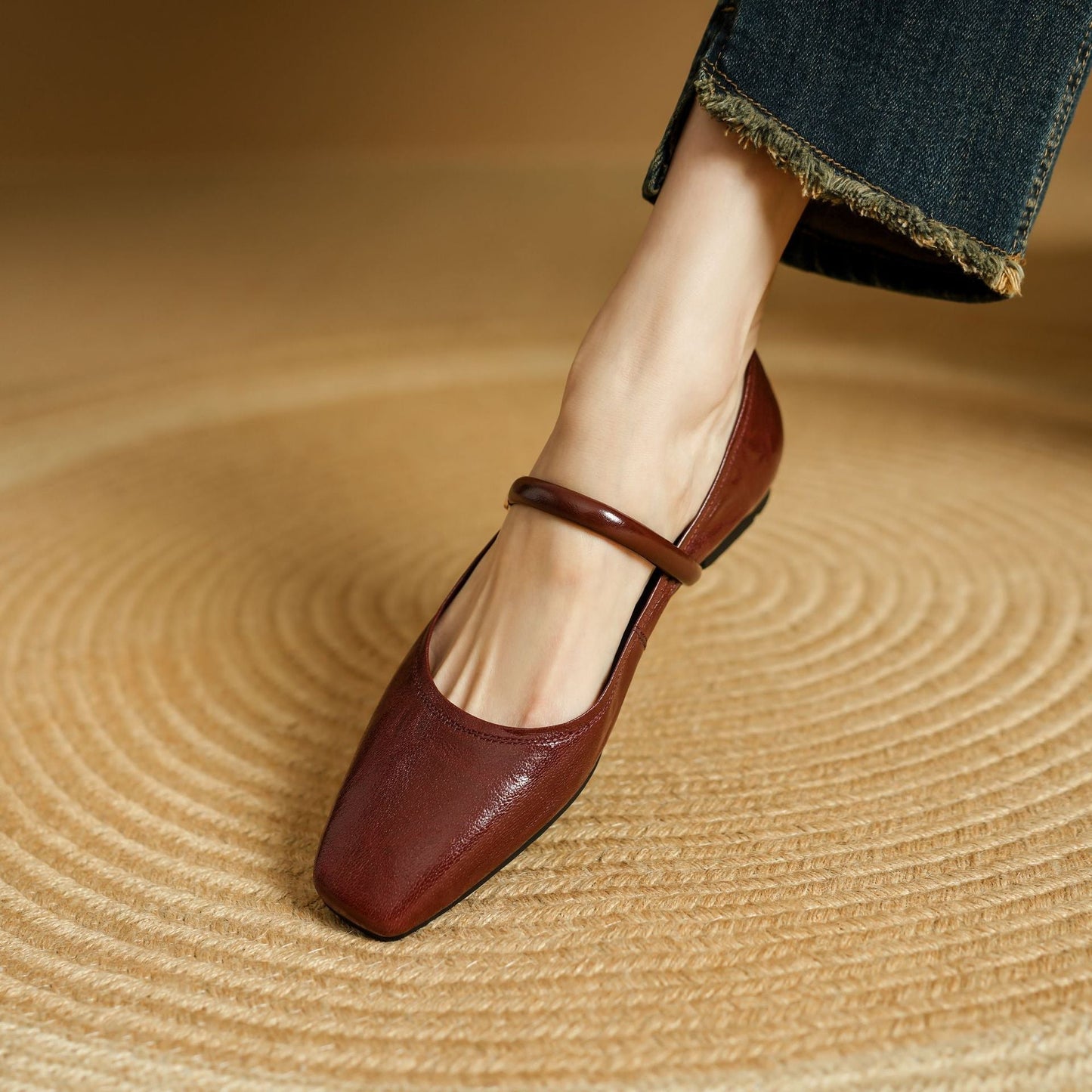 Islenne™ バックルストラップ フラットシューズ
