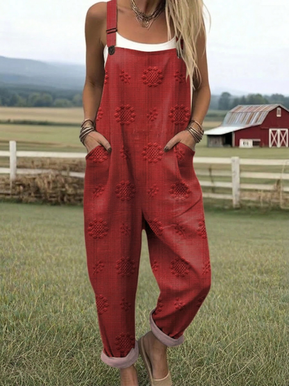 Freja | Relaxed Pattern Jumpsuit